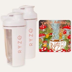 2 Shaker Bottles + FREE Gifts